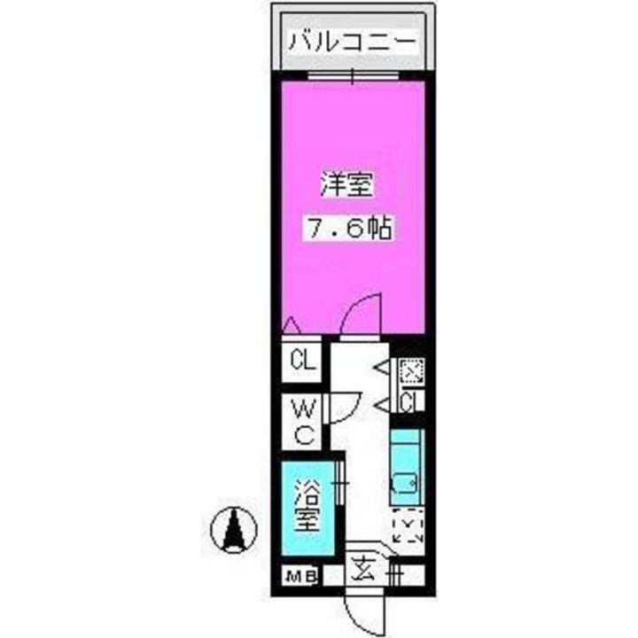 パークハイム大濠の間取り