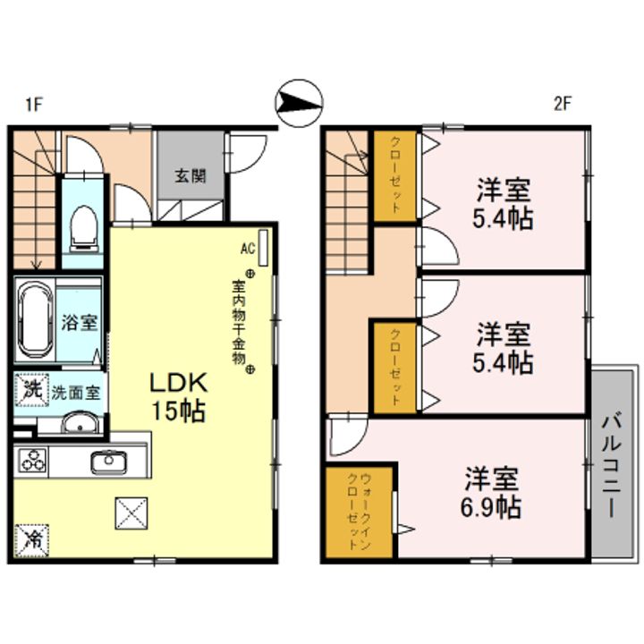 La Maison Sucreの間取り