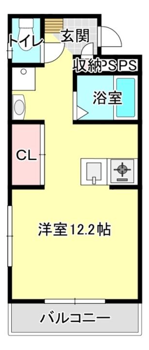 サンライフ鴨江の間取り