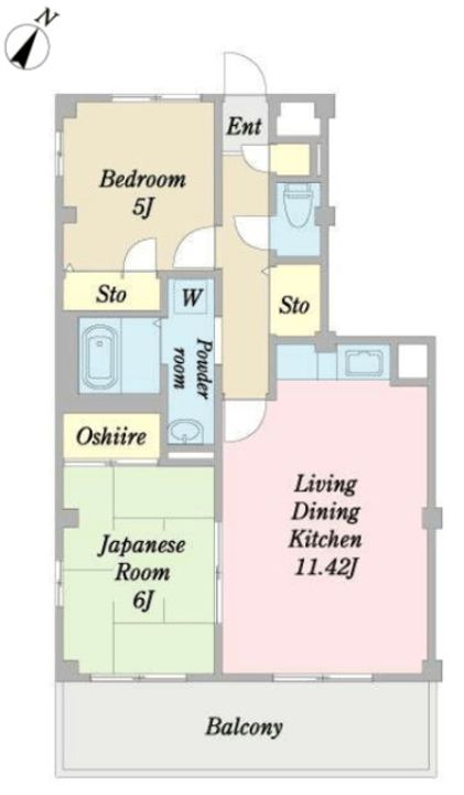 Castel 3の間取り