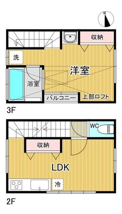 東京都世田谷区北沢4(アパート)の賃貸物件の間取り