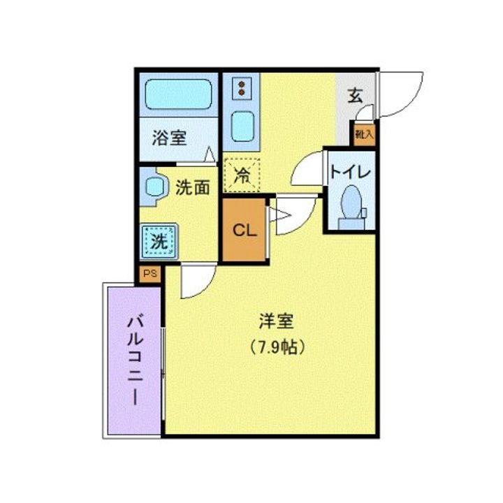 埼玉県さいたま市北区本郷町(アパート)の賃貸物件の間取り