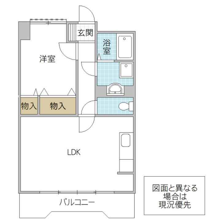 サンオリエントの間取り