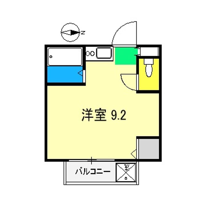 昌世マンションIIの間取り