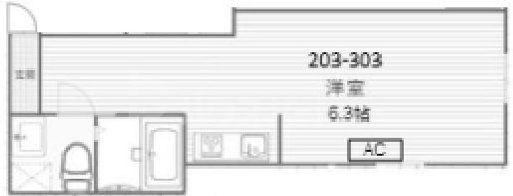 クロス西新井の間取り