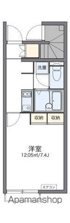 茨城県神栖市知手中央1(アパート)の賃貸物件の間取り