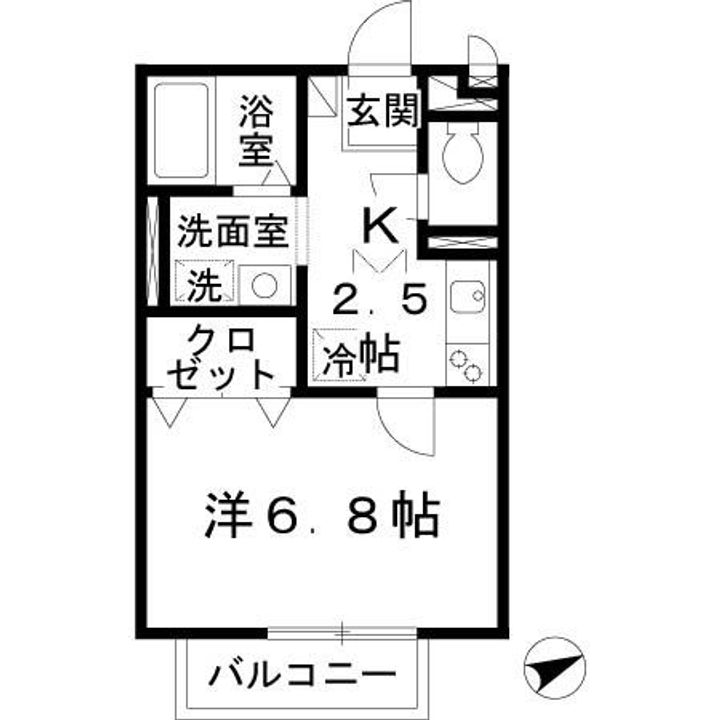 ルピナスC棟の間取り
