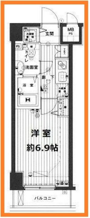 グランド・ガーラ芝公園の間取り