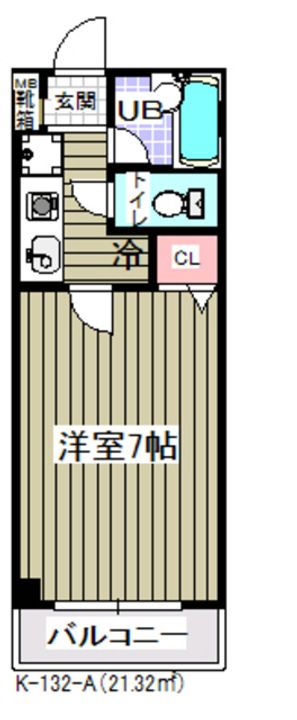 ローズガーデンK132の間取り