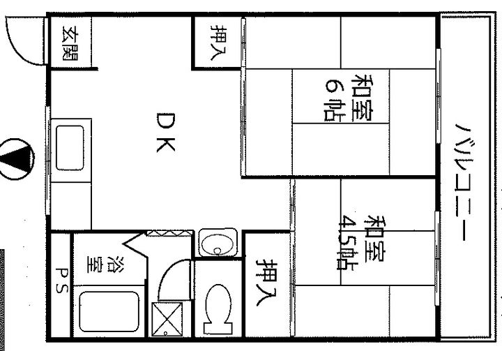 サニーコーポの間取り