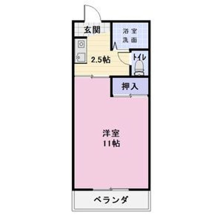 エブリワン西棟の間取り