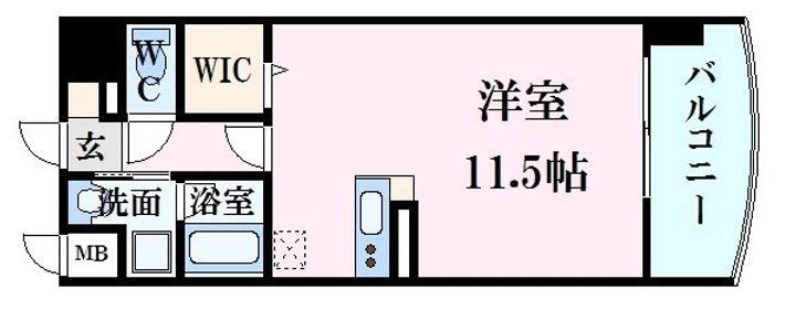 サムティレジデンス平和大通りの間取り