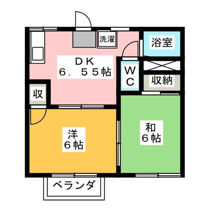 タウニィセリザワの間取り