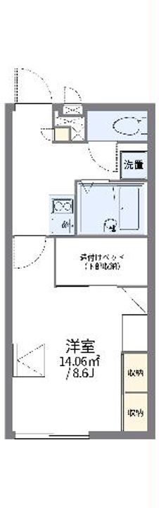 レオパレス櫻花の間取り