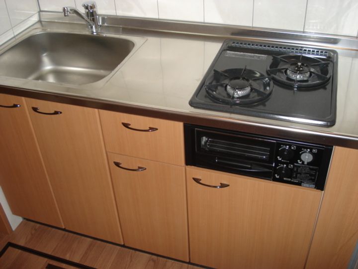 岡山県倉敷市連島2(アパート)の賃貸物件のキッチン