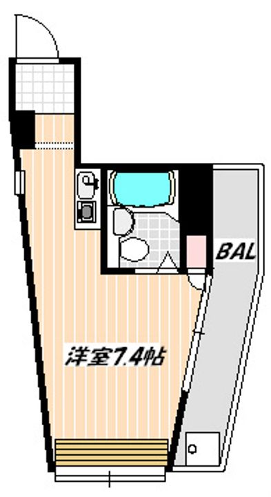 千葉県船橋市上山町1(マンション)の賃貸物件の間取り
