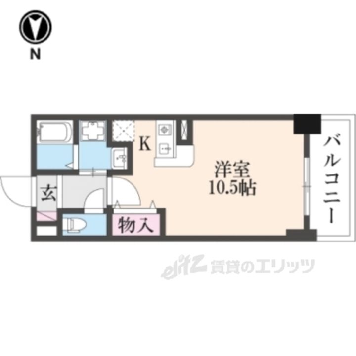 アット長田の間取り