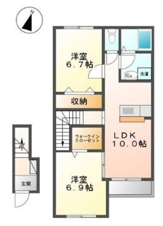 グリシーヌの間取り