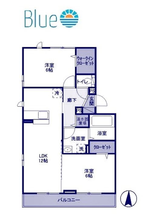 ソレアードAの間取り