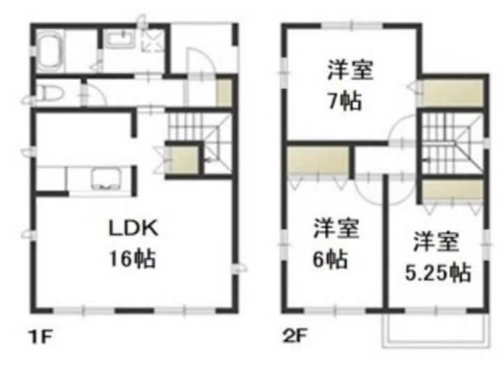 岡山県岡山市中区国富(一戸建)の賃貸物件の間取り