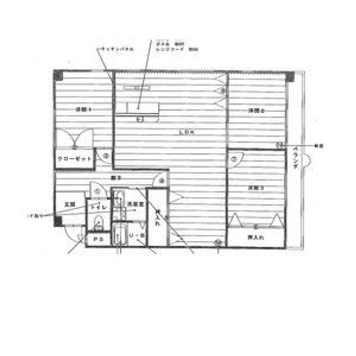 アール・コパン(北棟)の間取り