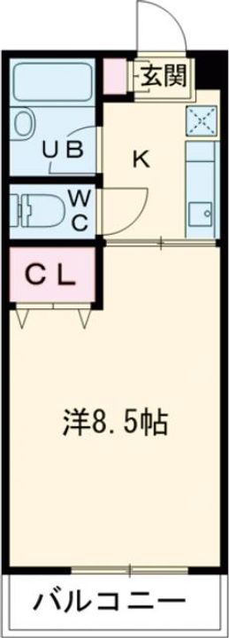 はよしハイツBの間取り