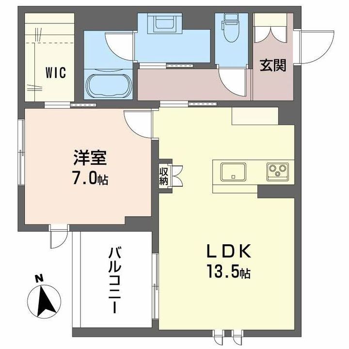 クレアール土樋の間取り
