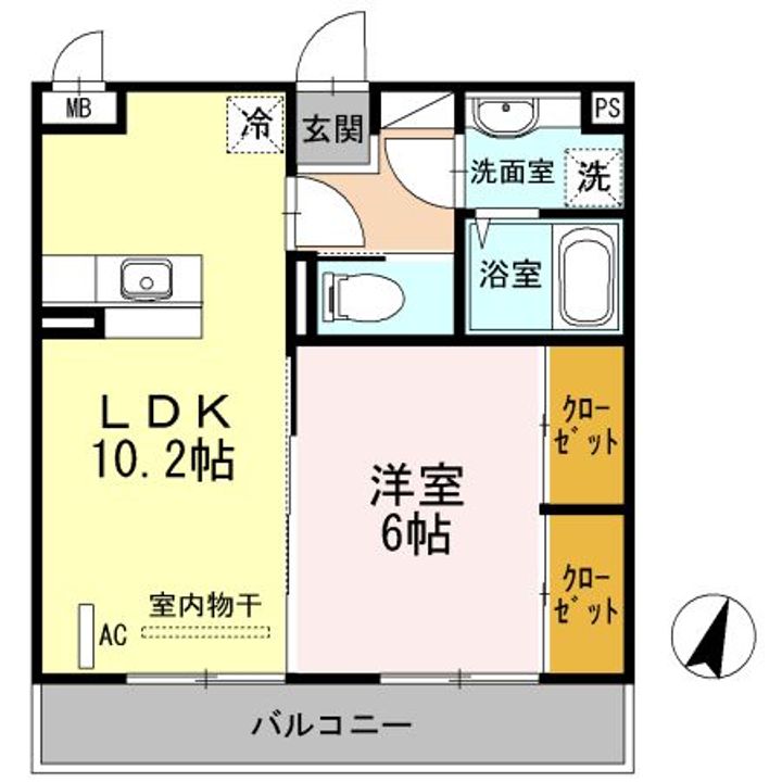 リアンジェルの間取り