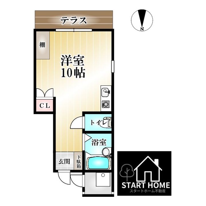 田上コート フレアベニールの間取り