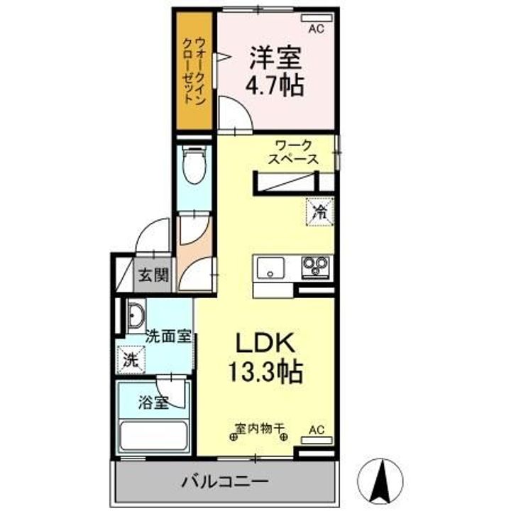 リンクベースの間取り