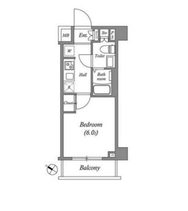 GENOVIA南行徳skygardenの間取り