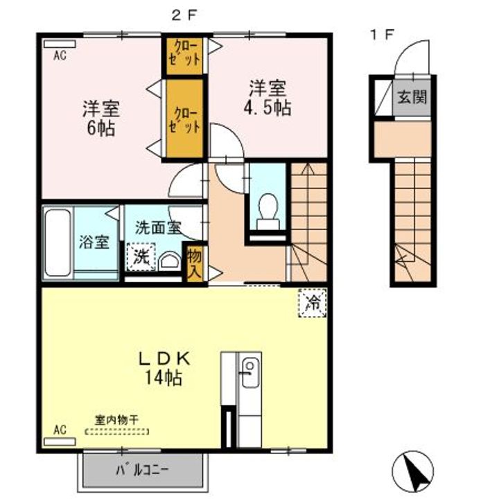 アヴァンティの間取り