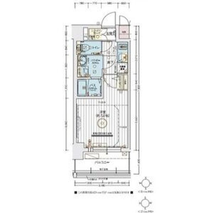 愛知県名古屋市中川区尾頭橋3(マンション)の賃貸物件の間取り