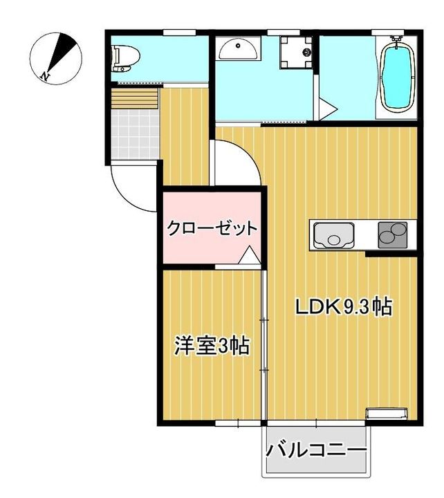 グレイス宮之城 B棟の間取り