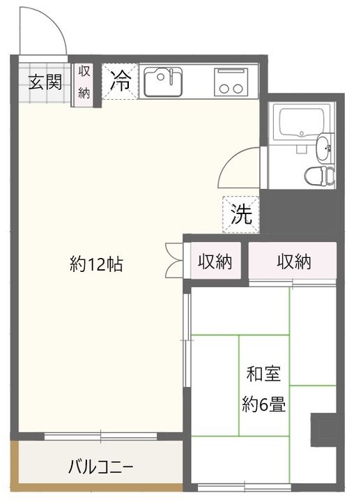 ハイツ花園の間取り