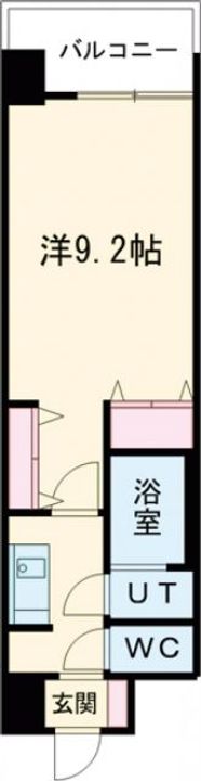 大阪府堺市堺区甲斐町東1(マンション)の賃貸物件の間取り