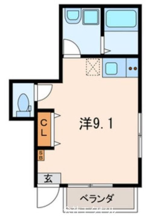 東京都東村山市萩山町4(アパート)の賃貸物件の間取り