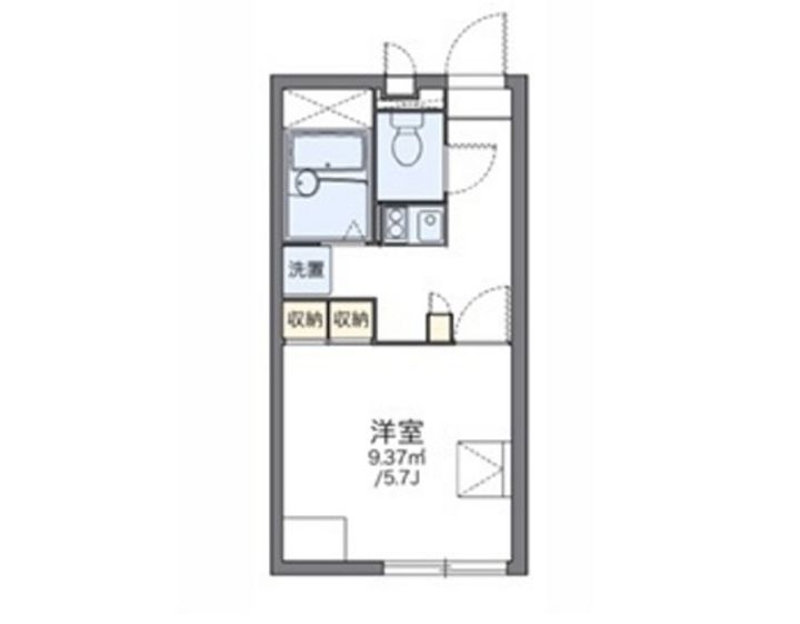 レオパレスパル北方Iの間取り