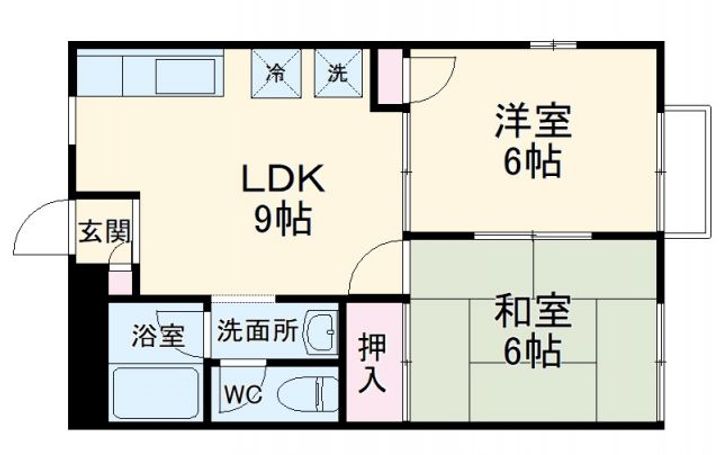 パインハイツの間取り