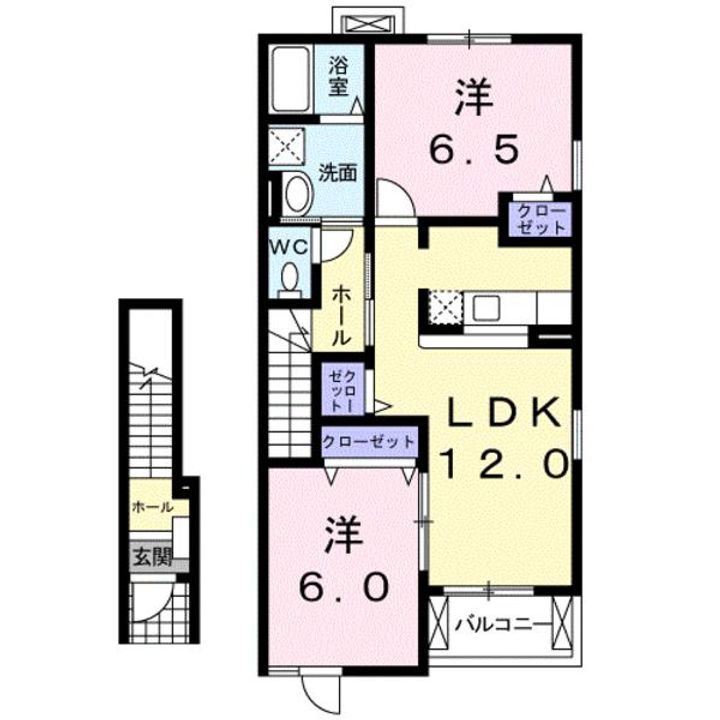 グランパル21Dの間取り