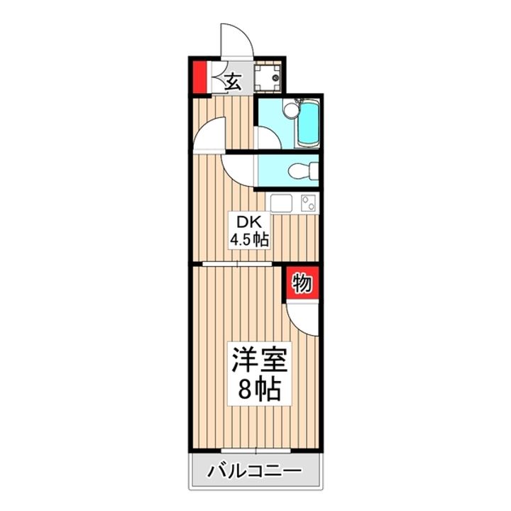 ビラ・ヤナセガワの間取り