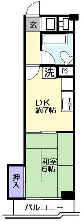 マンション戸田橋の間取り