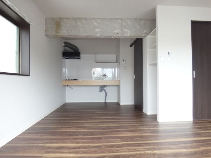 Ogawa Apartmentの居間