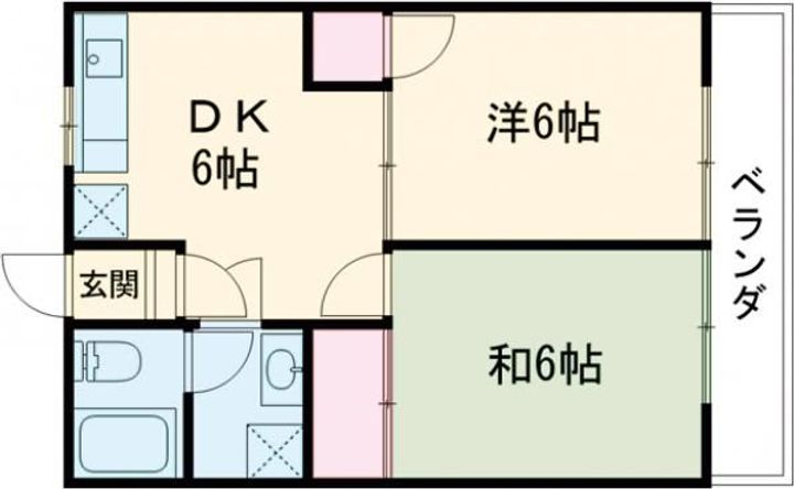 レジデンス梅郷の間取り