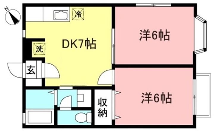 エクレール清和の間取り