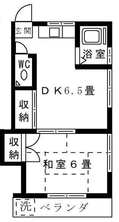 オーデハイツの間取り