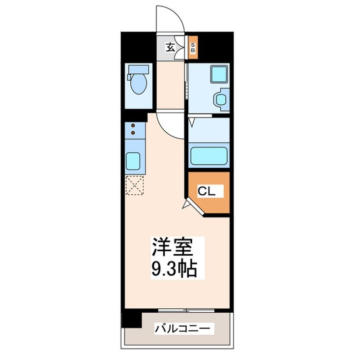 ホワイトステージ水前寺公園の間取り
