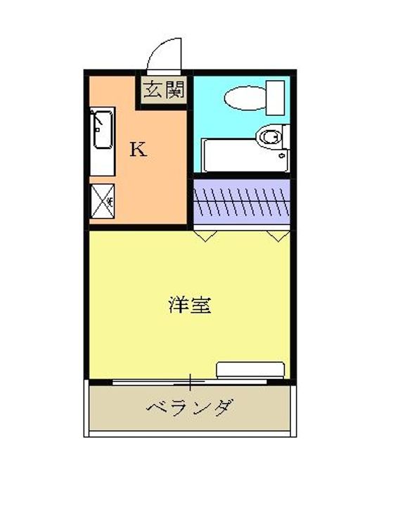 ベルコート104の間取り
