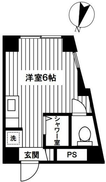 神奈川県川崎市多摩区生田8(マンション)の賃貸物件の間取り
