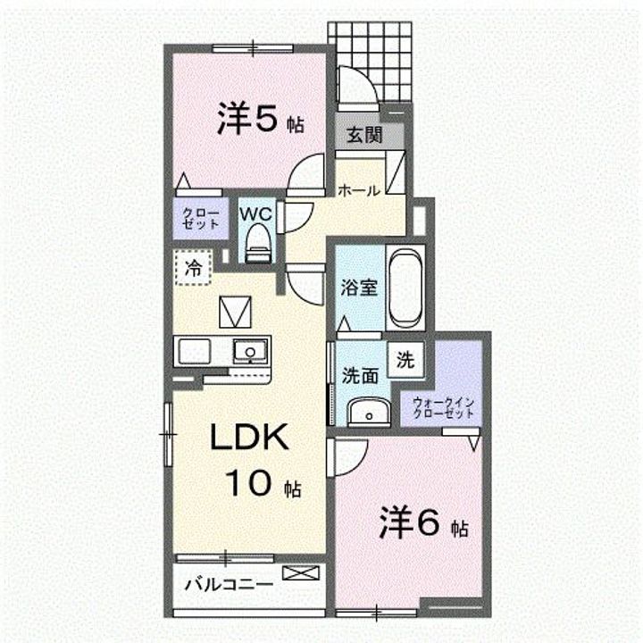リヴィエール・ピリエIの間取り